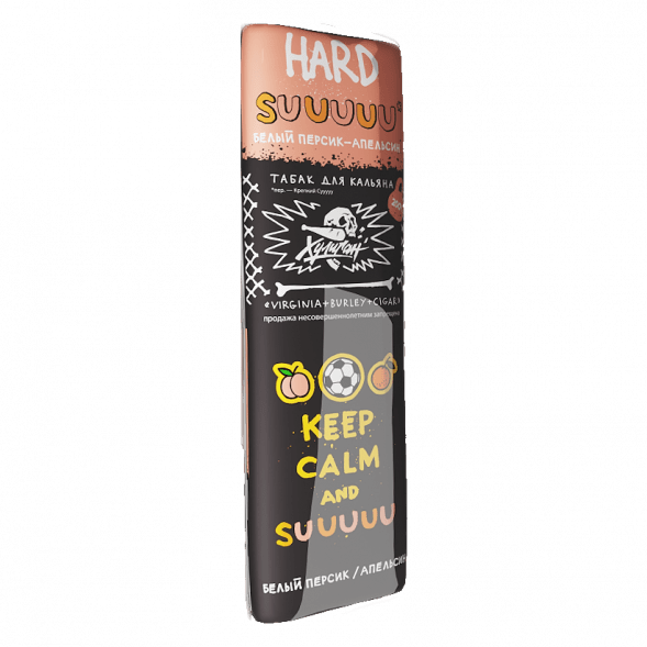Табак Хулиган Hard - Suuuuu (Белый Персик и Апельсин, 200 грамм) купить в Санкт-Петербурге