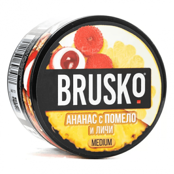 Смесь Brusko Medium - Ананас с Помело и Личи (50 грамм) купить в Санкт-Петербурге
