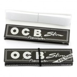 Бумага для самокруток OCB - SLIM Premium +FILTERS (32 штуки)