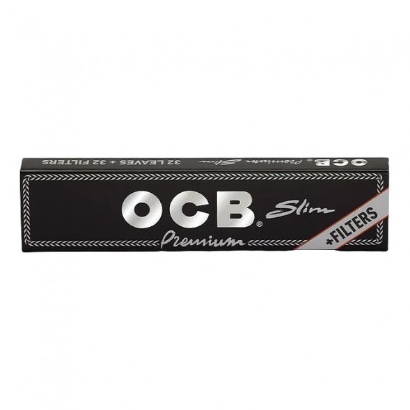 Бумага для самокруток OCB - SLIM Premium +FILTERS (32 штуки) купить в Санкт-Петербурге