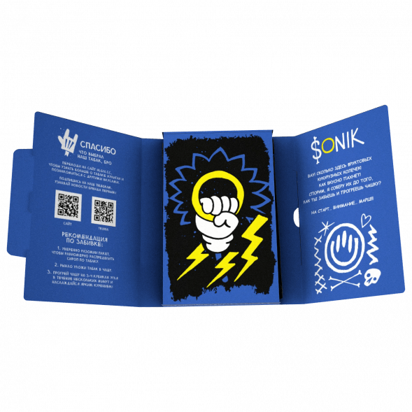 Табак Хулиган Hard - Sonik (Фруктовые Кукурузные Колечки, 25 грамм) купить в Санкт-Петербурге